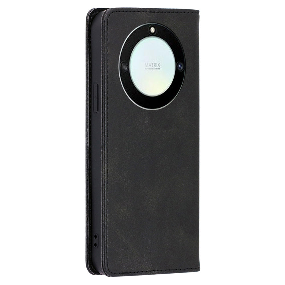 For Honor X40 5G / X9a 5G / Magic5 Lite 5G Calf Texture PU Leather Wallet Stand Phone Case Magnetic Cover