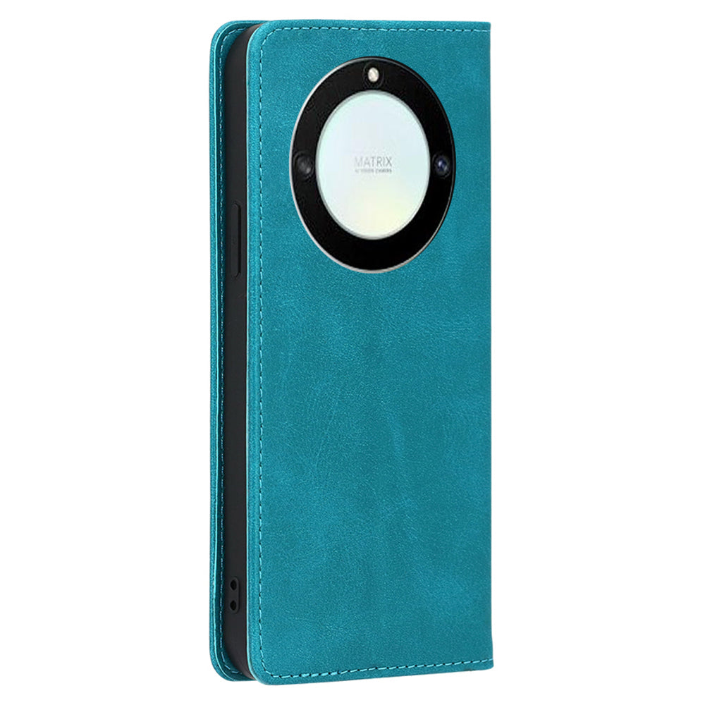 For Honor X40 5G / X9a 5G / Magic5 Lite 5G Calf Texture PU Leather Wallet Stand Phone Case Magnetic Cover