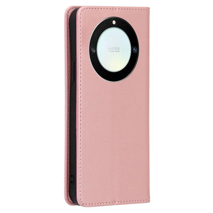 For Honor X40 5G / X9a 5G / Magic5 Lite 5G Calf Texture PU Leather Wallet Stand Phone Case Magnetic Cover