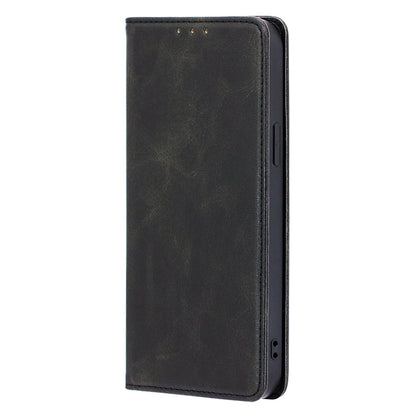 For Infinix Note 12 Pro 4G / Note 12 (2023) 4G PU Leather Wallet Stand Shell Calf Texture Magnetic Closing Phone Case