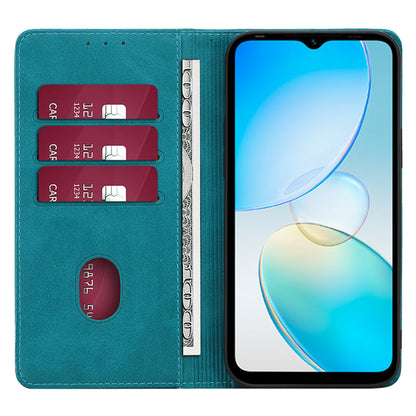 For Infinix Note 12 Pro 4G / Note 12 (2023) 4G PU Leather Wallet Stand Shell Calf Texture Magnetic Closing Phone Case