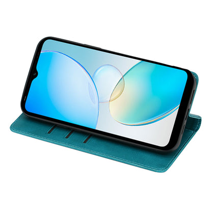For Infinix Note 12 Pro 4G / Note 12 (2023) 4G PU Leather Wallet Stand Shell Calf Texture Magnetic Closing Phone Case