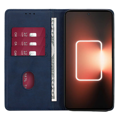 For Realme C55 PU Leather Protective Shell Magnetic Closing Wallet Stand Phone Case