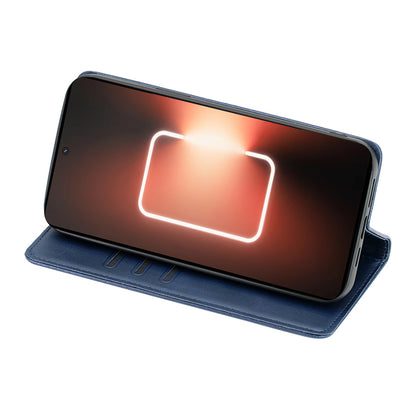 For Realme C55 PU Leather Protective Shell Magnetic Closing Wallet Stand Phone Case