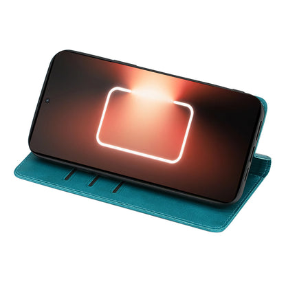 For Realme C55 PU Leather Protective Shell Magnetic Closing Wallet Stand Phone Case