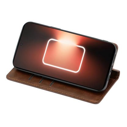 For Realme C55 PU Leather Protective Shell Magnetic Closing Wallet Stand Phone Case