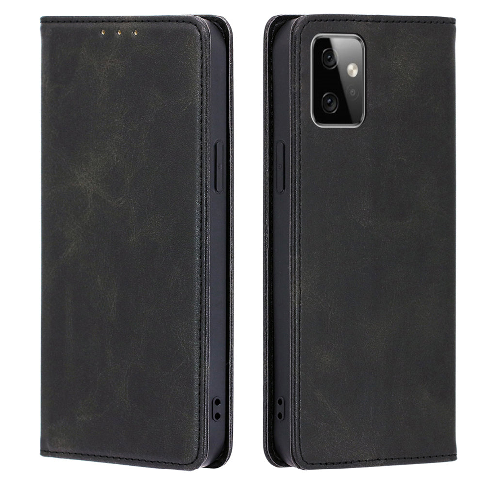 For Motorola Moto G Power 5G Magnetic Closing Stand Phone Case PU Leather Wallet Protective Shell