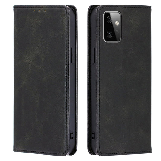 For Motorola Moto G Power 5G Magnetic Closing Stand Phone Case PU Leather Wallet Protective Shell