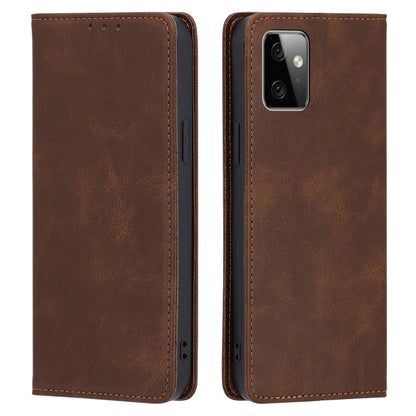 For Motorola Moto G Power 5G Magnetic Closing Stand Phone Case PU Leather Wallet Protective Shell