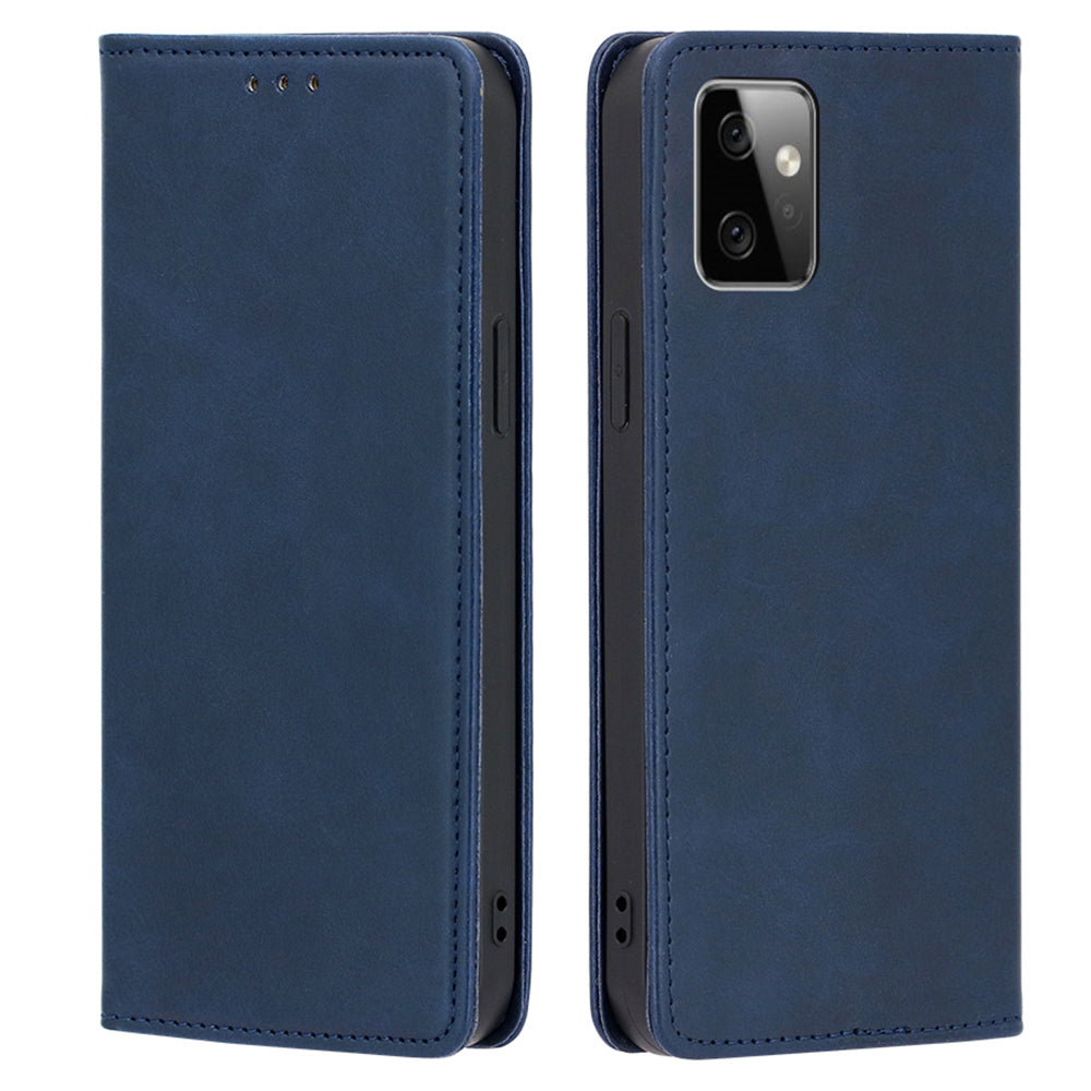 For Motorola Moto G Power 5G Magnetic Closing Stand Phone Case PU Leather Wallet Protective Shell