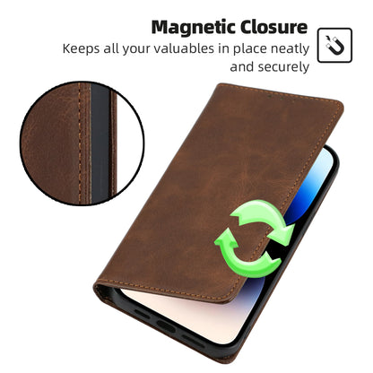Leather Phone Case for Realme GT Neo 5 5G / GT3 5G / GT Neo 5 240W 5G Calf Texture Wallet Stand Magnetic Cover