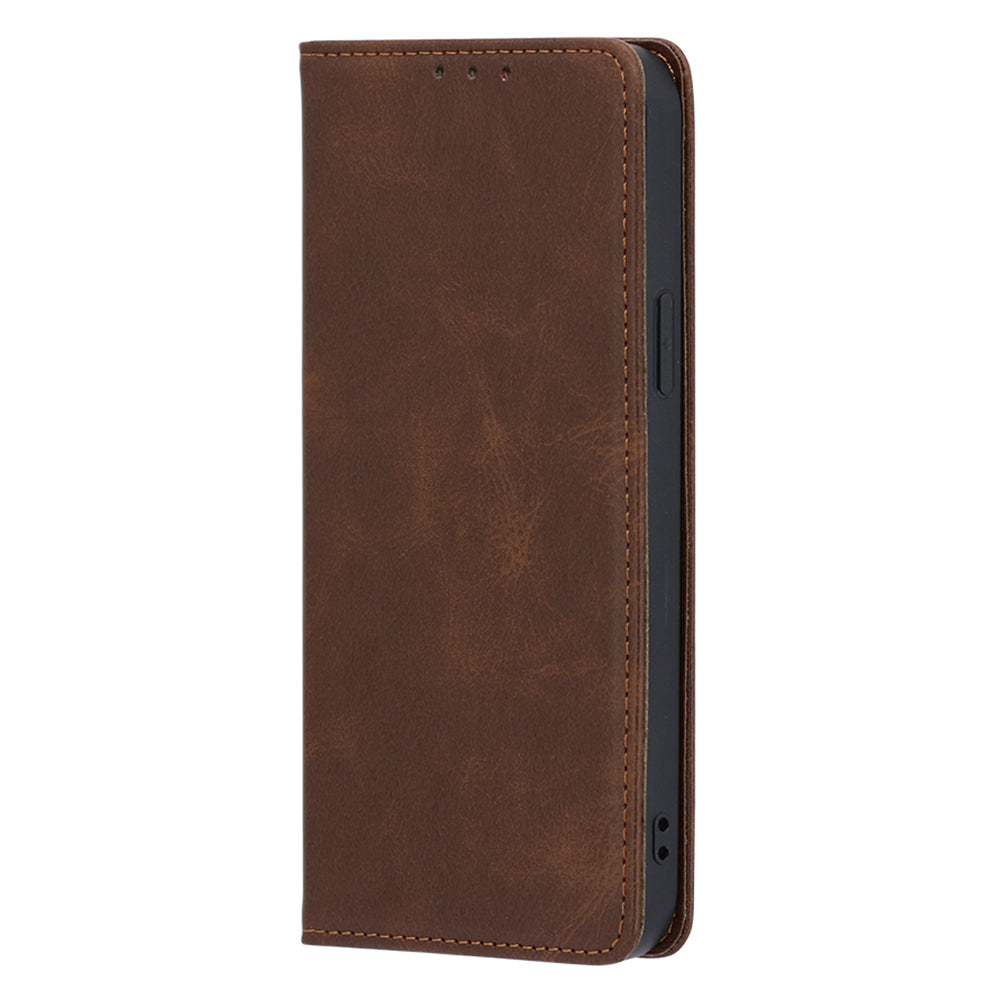 Leather Phone Case for Realme GT Neo 5 5G / GT3 5G / GT Neo 5 240W 5G Calf Texture Wallet Stand Magnetic Cover