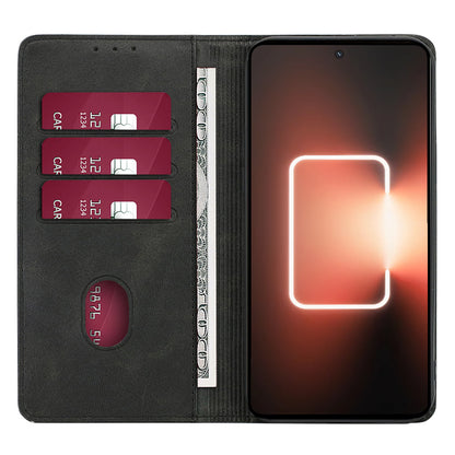Leather Phone Case for Realme GT Neo 5 5G / GT3 5G / GT Neo 5 240W 5G Calf Texture Wallet Stand Magnetic Cover
