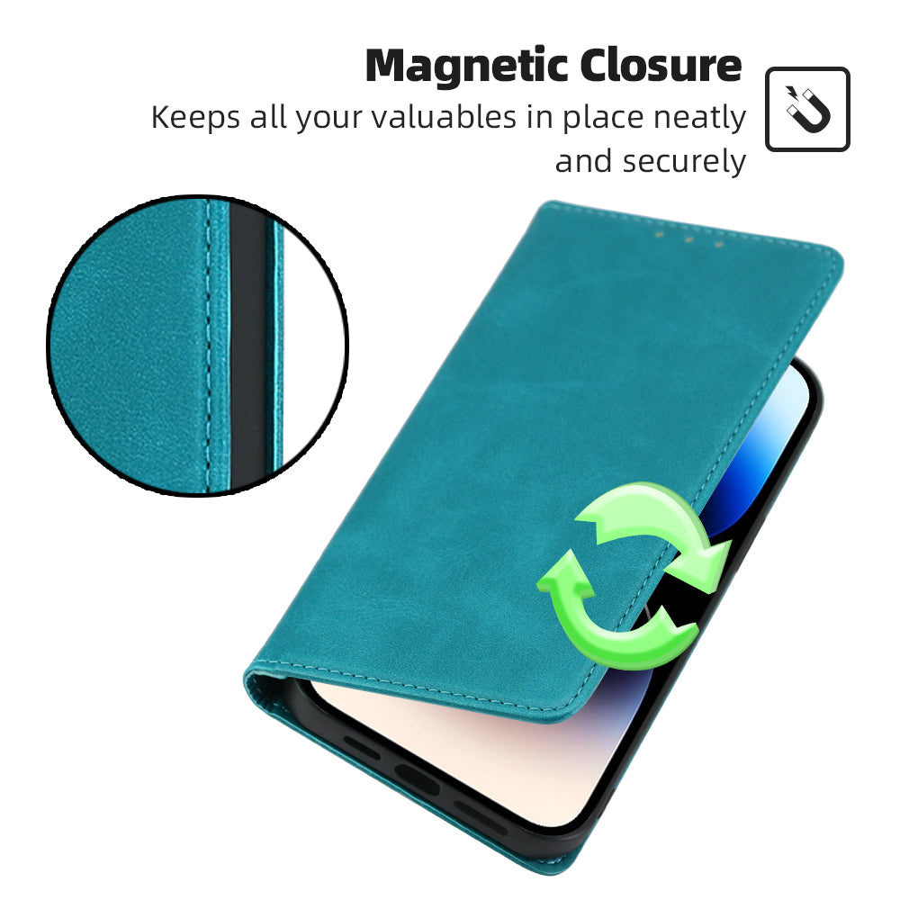 Leather Phone Case for Realme GT Neo 5 5G / GT3 5G / GT Neo 5 240W 5G Calf Texture Wallet Stand Magnetic Cover