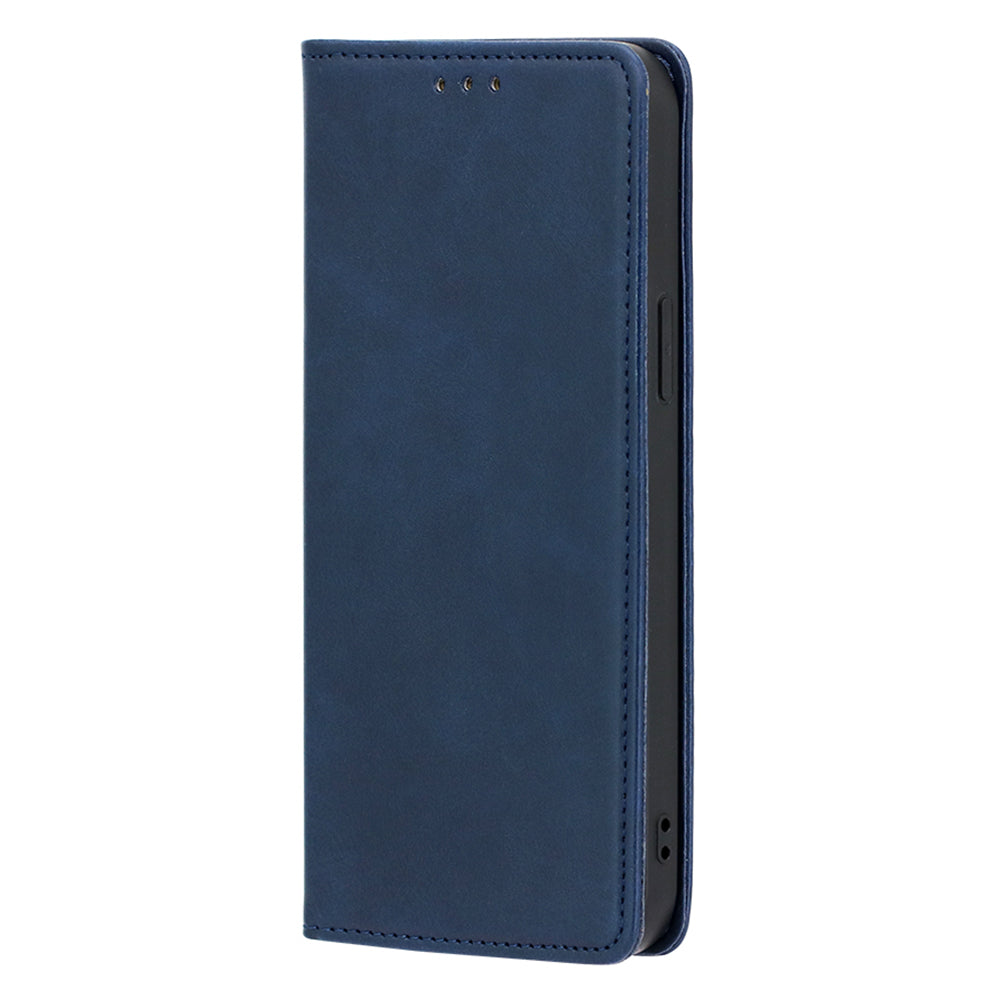 For Xiaomi Redmi Note 12 4G PU Leather Wallet Case Calf Texture Stand Magnetic Phone Cover