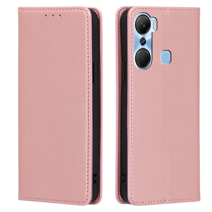 For Infinix Hot 12 Pro 4G Protective Flip Case PU Leather Calf Texture Stand Wallet Phone Cover