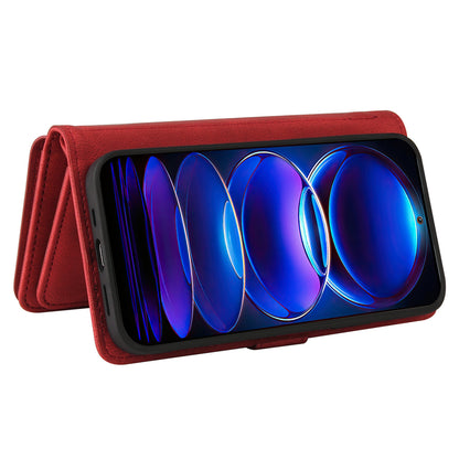 For Xiaomi Redmi Note 12 5G (China) / (India) / (Global) / Poco X5 5G Phone Case KT Multi-Functional Series-2 PU Leather Multiple Card Slots Cover