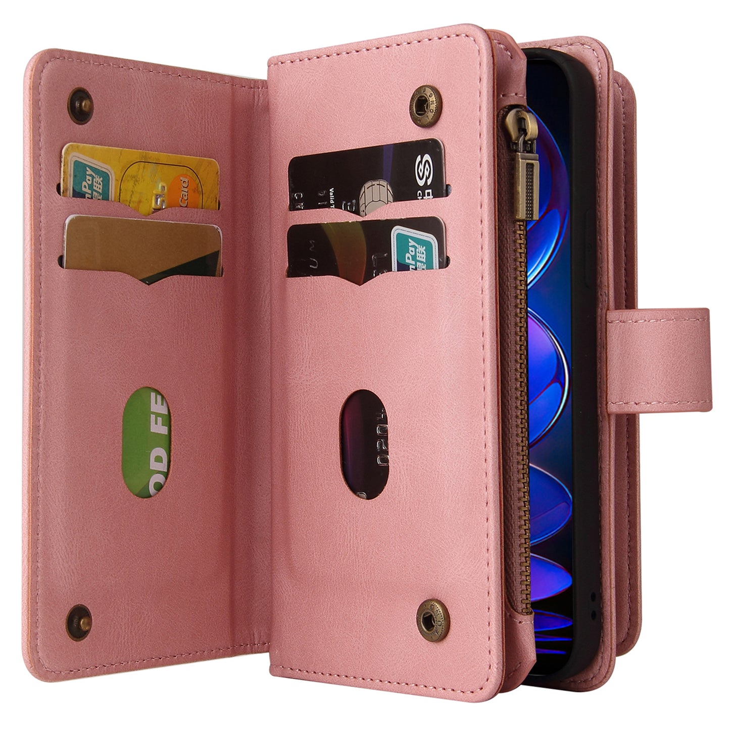 For Xiaomi Redmi Note 12 5G (China) / (India) / (Global) / Poco X5 5G Phone Case KT Multi-Functional Series-2 PU Leather Multiple Card Slots Cover