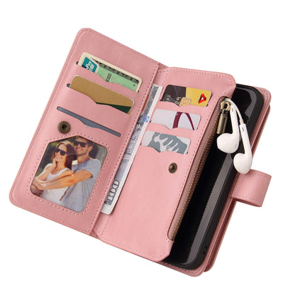 For Xiaomi Redmi Note 12 5G (China) / (India) / (Global) / Poco X5 5G Phone Case KT Multi-Functional Series-2 PU Leather Multiple Card Slots Cover