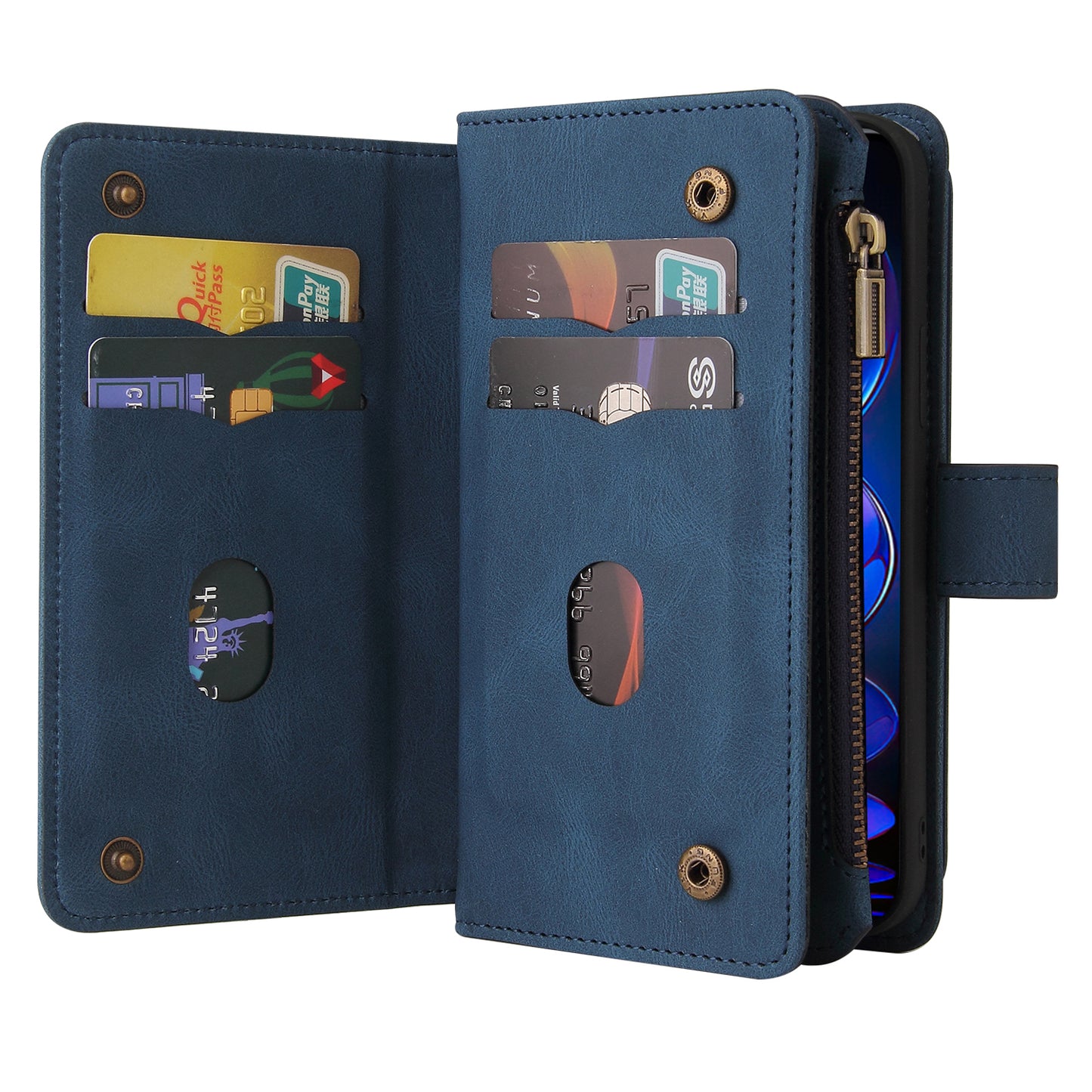 For Xiaomi Redmi Note 12 5G (China) / (India) / (Global) / Poco X5 5G Phone Case KT Multi-Functional Series-2 PU Leather Multiple Card Slots Cover