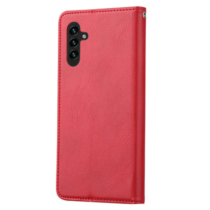 For Samsung Galaxy A24 4G Magnetic Closing Leather Phone Cover Flip Stand Wallet Protection Shell