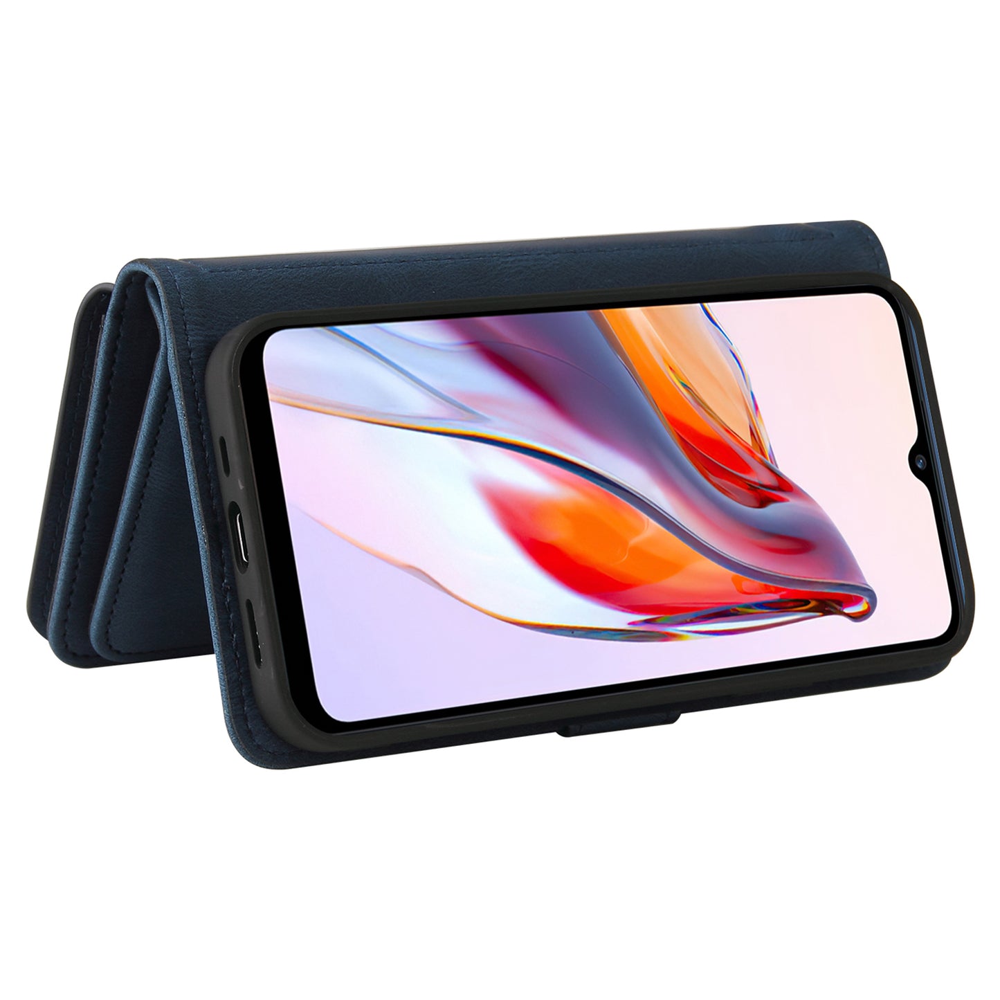 For Xiaomi Redmi 12C 4G / 11A 4G KT Multi-Functional Series-2 Phone Case Multiple Card Slots Leather Cover with Wallet Stand Zipper Pocket