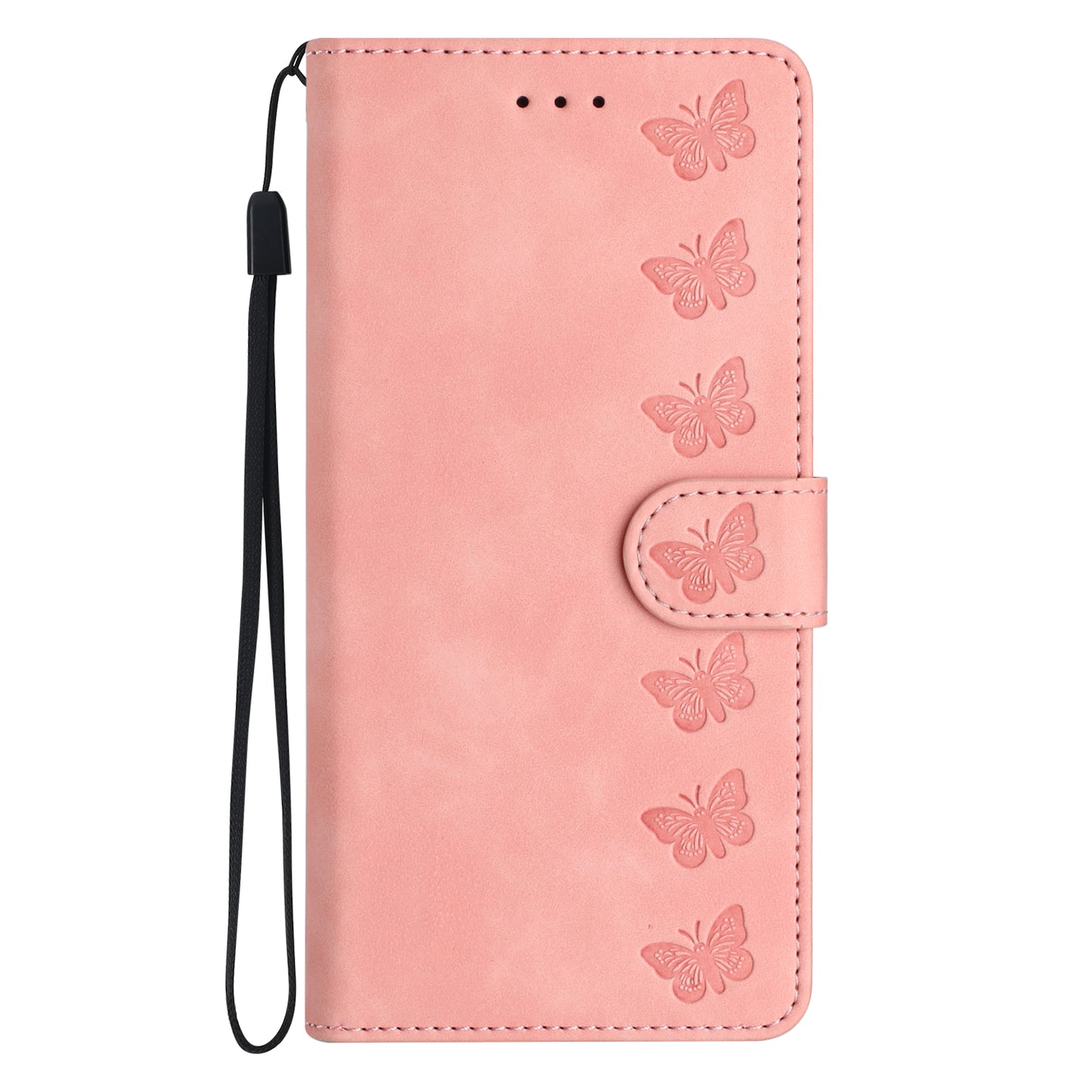 For iPhone 14 Pro PU Leather Stand Wallet Phone Case Butterfly Imprinted Anti-drop Cover