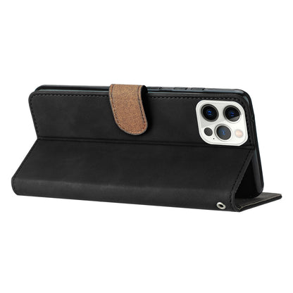 For iPhone 13 Pro Max 6.7 inch Butterfly Imprinted Phone Case PU Leather Wallet Cover with Stand