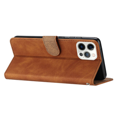 For iPhone 13 Pro Max 6.7 inch Butterfly Imprinted Phone Case PU Leather Wallet Cover with Stand