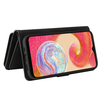 For Samsung Galaxy A04e 4G / F04 4G / M04 4G Phone Case KT Multi-Functional Series-2 Multiple Card Slots Leather Wallet Cover