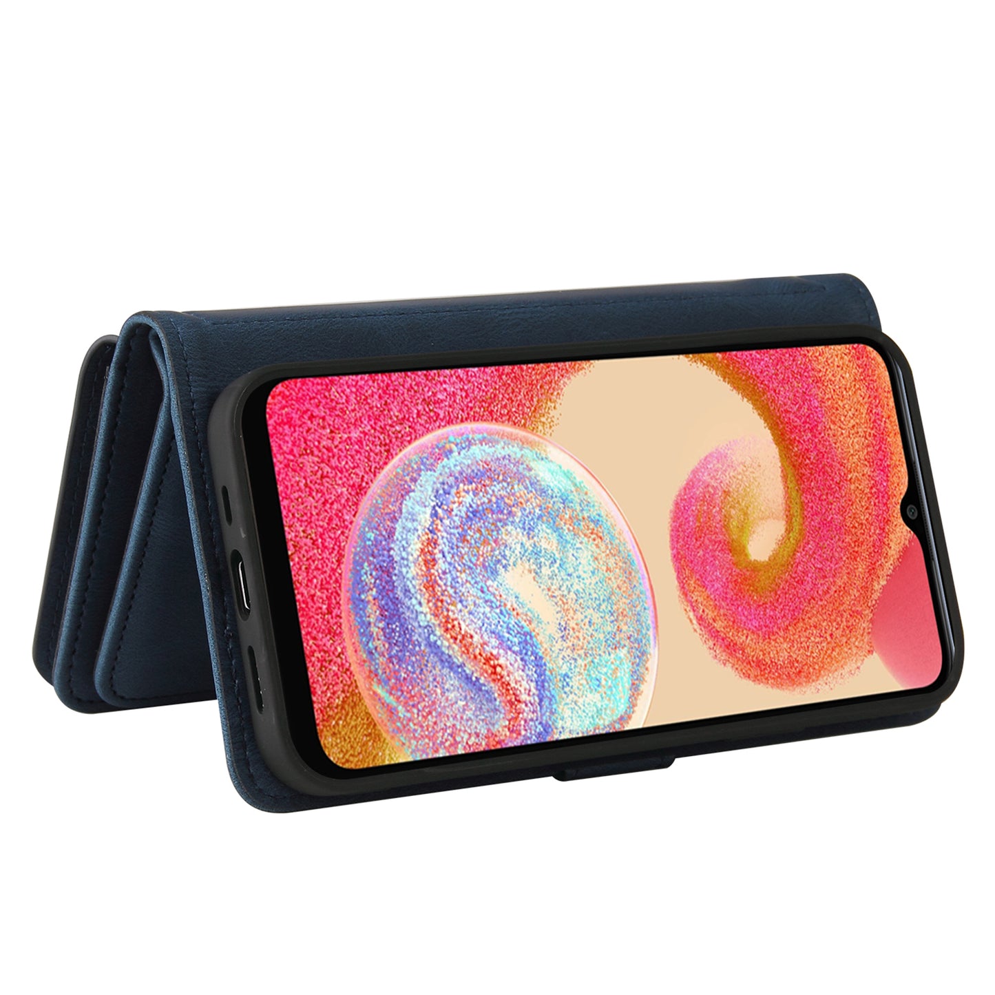 For Samsung Galaxy A04e 4G / F04 4G / M04 4G Phone Case KT Multi-Functional Series-2 Multiple Card Slots Leather Wallet Cover