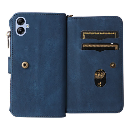 For Samsung Galaxy A04e 4G / F04 4G / M04 4G Phone Case KT Multi-Functional Series-2 Multiple Card Slots Leather Wallet Cover