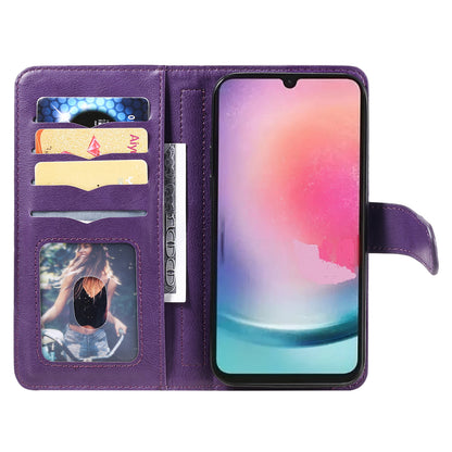 KT Multi-functional Series-1 for Samsung Galaxy A54 5G Flip Cover 10 Card Slots Stand Leather Wallet Phone Case