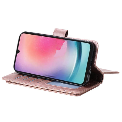 KT Multi-functional Series-1 for Samsung Galaxy A34 5G Leather Cover 10 Card Slots Stand Wallet Phone Flip Case