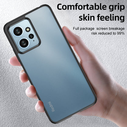For Xiaomi Redmi Note 12 4G Airbag Protection Phone Case Anti-Dust PC+TPU Slim Phone Cover