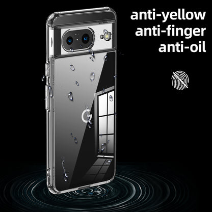 For Google Pixel 8 Slim Cell Phone Case Airbag Protection Anti-Scratch PC+TPU Phone Shell Cover