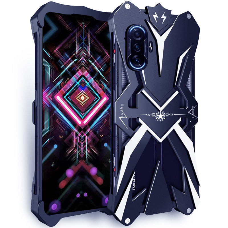 For Xiaomi Redmi K40 Gaming / Poco F3 GT Rugged Phone Case Aluminum Alloy Shockproof Phone Cover