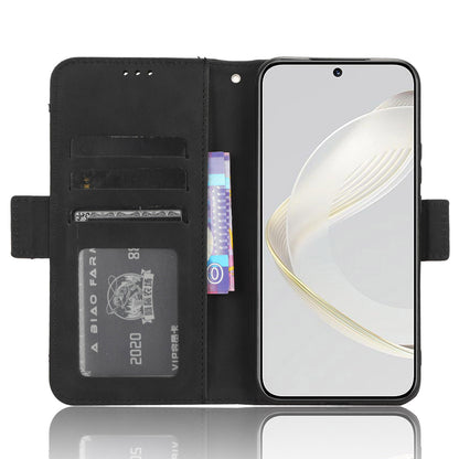 For Huawei nova 11 Flip PU Leather Phone Case Stand Multiple Card Slots Wallet Phone Cover