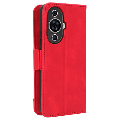 For Huawei nova 11 Flip PU Leather Phone Case Stand Multiple Card Slots Wallet Phone Cover