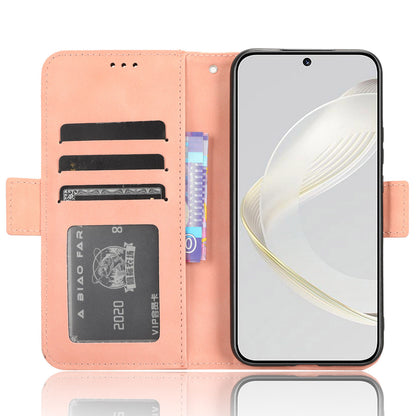 For Huawei nova 11 Flip PU Leather Phone Case Stand Multiple Card Slots Wallet Phone Cover