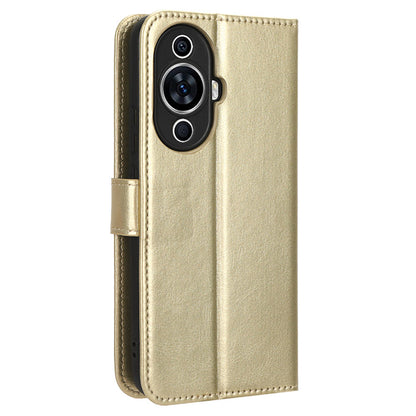 For Huawei nova 11 Wallet Phone Case PU Leather+TPU Crazy Horse Texture Phone Cover with Stand Function
