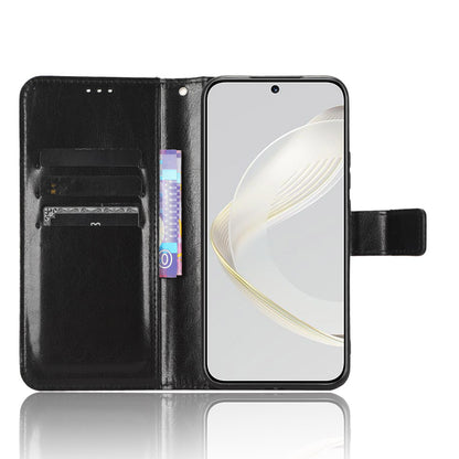 For Huawei nova 11 Wallet Phone Case PU Leather+TPU Crazy Horse Texture Phone Cover with Stand Function