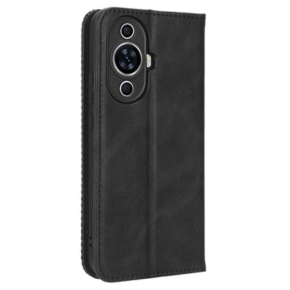 For Huawei nova 11 Pro / nova 11 Ultra TPU+PU Leather Cover Stand Wallet Retro Flip Phone Case