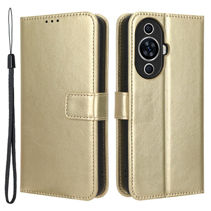 For Huawei nova 11 Pro / nova 11 Ultra Crazy Horse Texture Phone Case Stand Wallet PU Leather Flip Phone Cover
