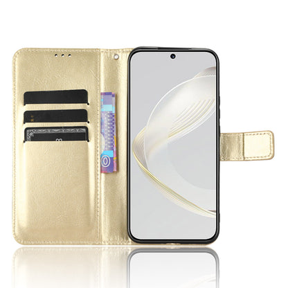 For Huawei nova 11 Pro / nova 11 Ultra Crazy Horse Texture Phone Case Stand Wallet PU Leather Flip Phone Cover