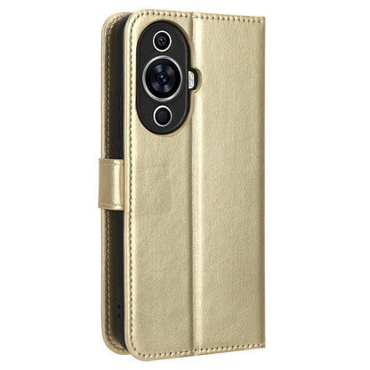 For Huawei nova 11 Pro / nova 11 Ultra Crazy Horse Texture Phone Case Stand Wallet PU Leather Flip Phone Cover