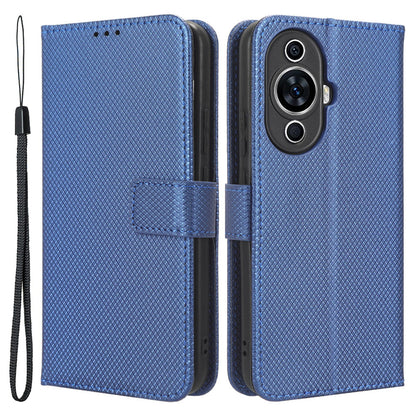 For Huawei nova 11 Pro / nova 11 Ultra Phone Case PU Leather Diamond Texture Stand Wallet Phone Cover