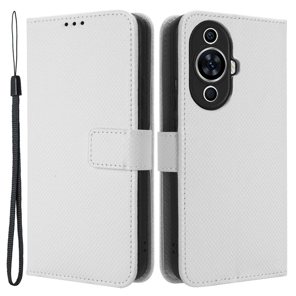 For Huawei nova 11 Pro / nova 11 Ultra Phone Case PU Leather Diamond Texture Stand Wallet Phone Cover