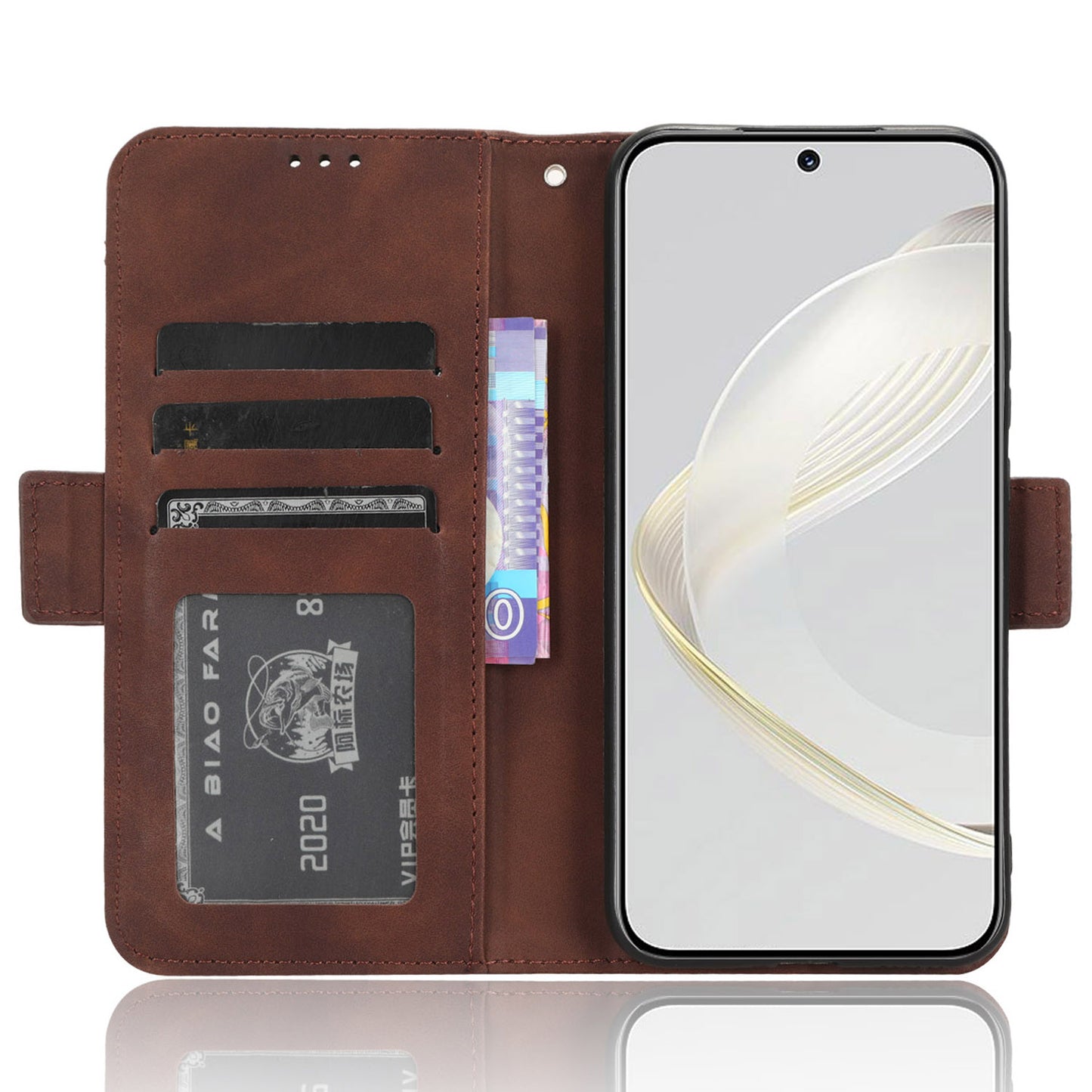 For Huawei nova 11 Pro / nova 11 Ultra PU Leather Wallet Phone Stand Case Multiple Card Slots Phone Cover
