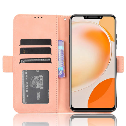 For Huawei nova Y91 4G / Enjoy 60X Multiple Card Slots Phone Cover Wallet PU Leather Phone Stand Case